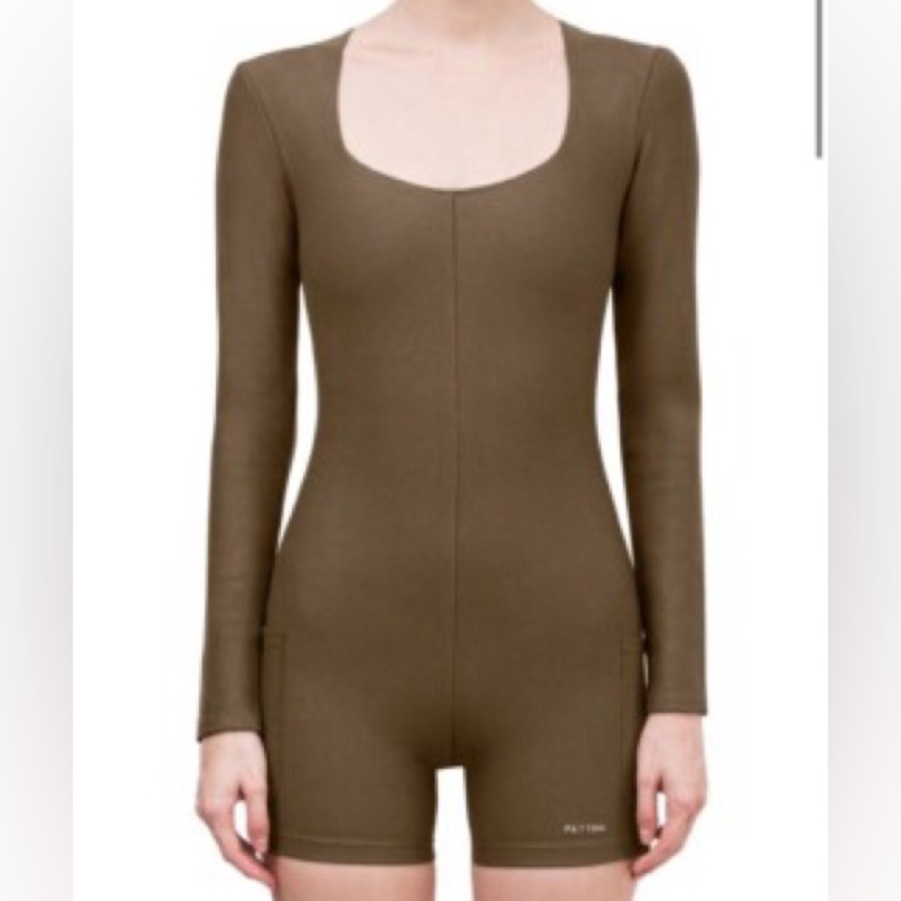 Patton square neck long sleeve romper size XS